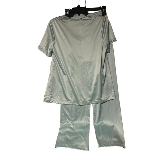 Vanity Fair Women’s Size Small Sky Mist Pajama Set Made USA Vintage Nylon 60’s - Picture 6 of 9